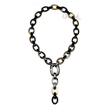 Horn Chain Necklace #11706 - HORN JEWELRY