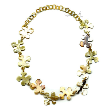 Horn Chain Necklace #11711 - HORN JEWELRY