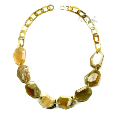 Horn Chain Necklace #12102 - HORN JEWELRY