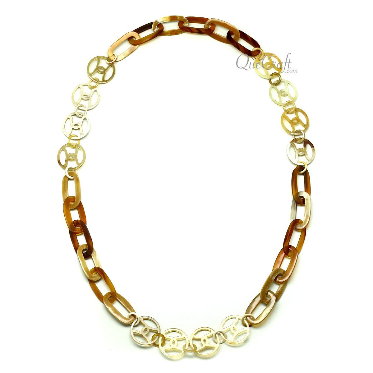 Horn Chain Necklace #12133 - HORN JEWELRY