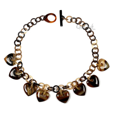 Horn Chain Necklace #12663 - HORN JEWELRY