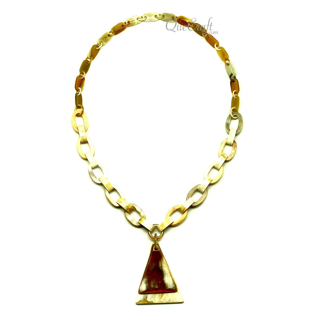 Horn Chain Necklace #12825 - HORN JEWELRY