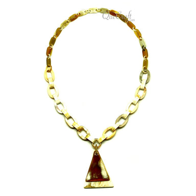 Horn Chain Necklace #12825 - HORN JEWELRY