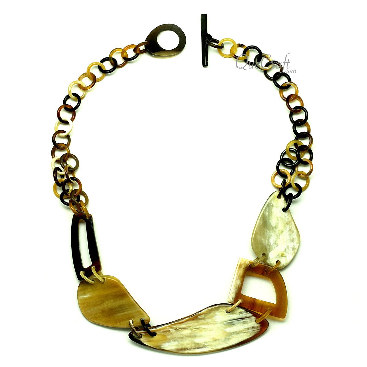 Horn Chain Necklace #12897 - HORN JEWELRY