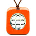 Horn & Lacquer Pendant #12065 - HORN JEWELRY