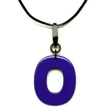 Horn & Lacquer Pendant #12929 - HORN JEWELRY